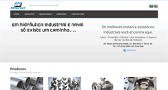 Desktop Screenshot of metalflux.com.br